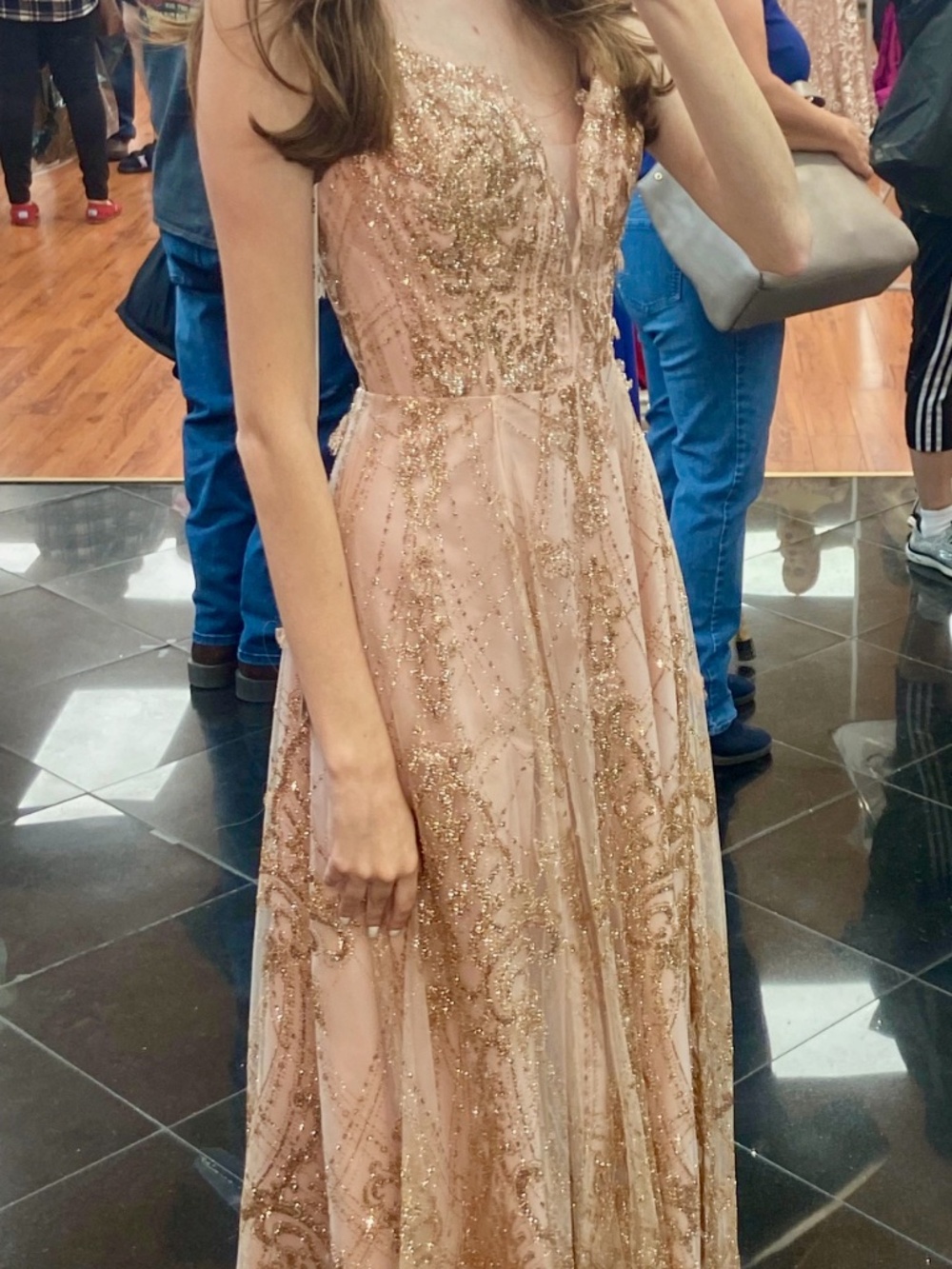 GLS Prom Dress Mauve Size Small